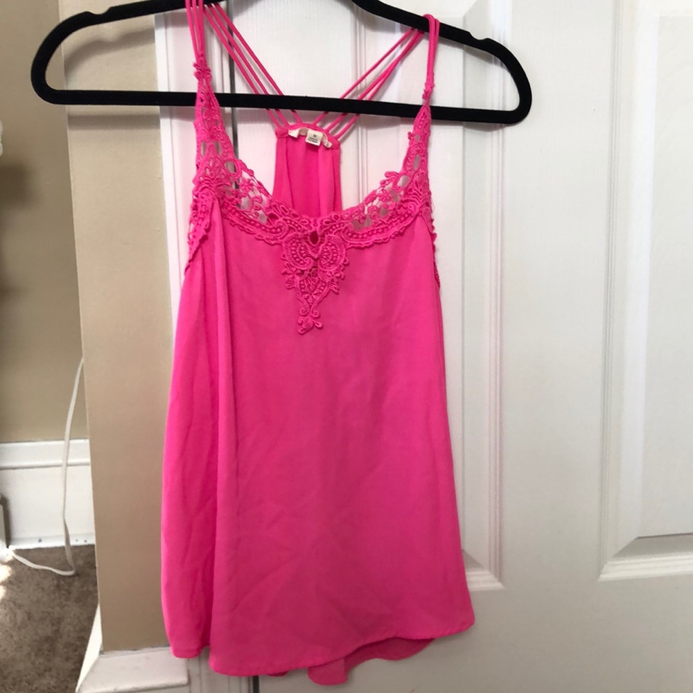 Pink Crochet Top